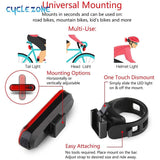 Rear Bike Tail Light USB Rechargeable - Normabest