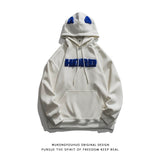 Wukong Goods Minimalist Letters Loose All-Match Embroidery