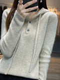 Hooded Cashmere Sweater