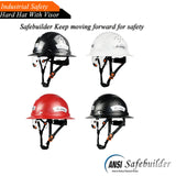 Full Brim Hard Hat With Visor For Engineer Construction - Normabest