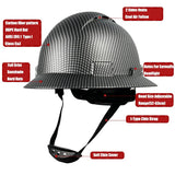 ANSI Approved HDPE Safety Helmet For Engineer Industrial with 6 Point Adjustable - Normabest