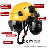 Construction Safety Helmet With Goggles - Normabest