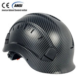 Carbon Fiber Pattern Safety Helmet For Engineer Construction CE EN397 Europe ABS Protective - Normabest