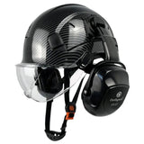 Safety Helmet With Visor and Earmuffs