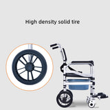 Foldable Toilet Wheelchair for Elderly Disabled - Normabest