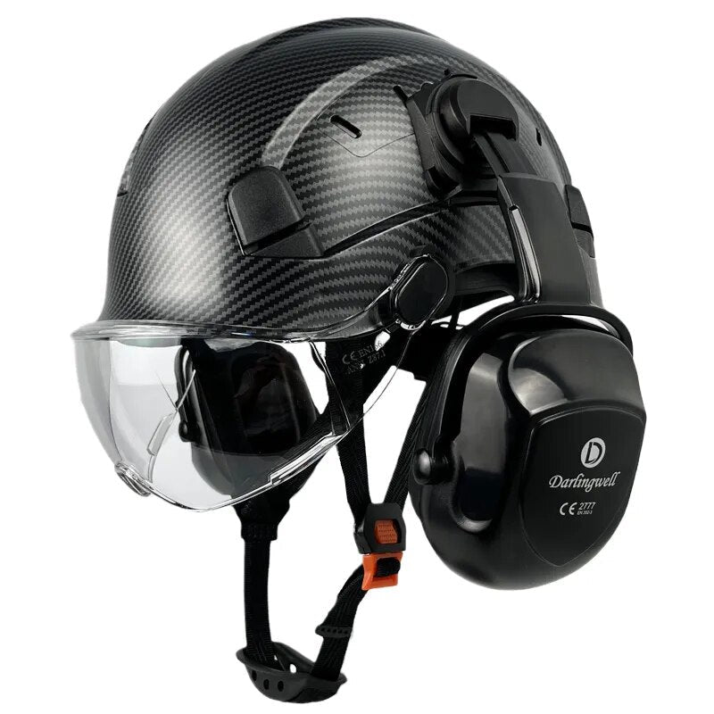 bike helmet with visor and earmuffs Safety Helmet With Visor and Earmuffs – Normabest