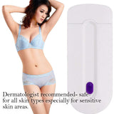 USB Rechargeable Epilator Laser Hair Remover for Face and Body - Normabest