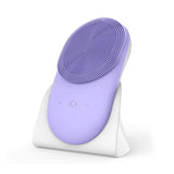 USB Rechargeable Electric Silicone Facial Brush Heated Massager - Normabest