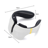 USB Rechargeable 6 Heads Electric Pulse Heating Neck Massager - Normabest