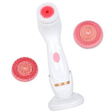 3 in 1 Waterproof Exfoliating Facial Cleansing Brush - Battery Powered - Normabest