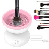 Electric Makeup Brush Cleaner Machine Fit for All Size Brushes- USB Plugged In - Normabest