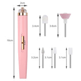 5 IN 1 Electric Nail Drill Kit Full Manicure and Pedicure Tool - USB Rechargeable - Normabest