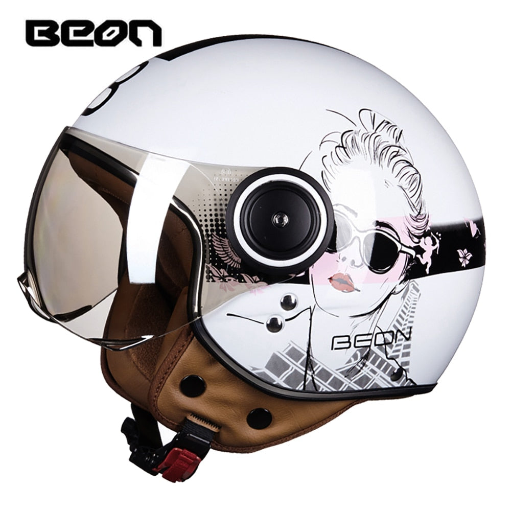 beon motorcycle helmets Scooter Motorcycle Helmet
