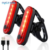 Rear Bike Tail Light USB Rechargeable - Normabest