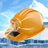 Worker Safety Helmet European Style  With Solar Fan - Normabest