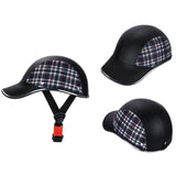 Motorcycle Half Helmet Baseball Cap for Women - Normabest