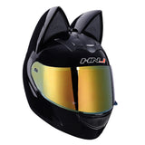 Full Face Motorcycle Helmet Cat Ears - Normabest