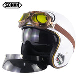 Motorcycle Helmet  3/4 Open Face - Normabest