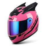 Full Face Motorcycle Helmet Cat Ears - Normabest