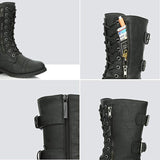 Credit Card Pocket Motorcycle Boots - Normabest