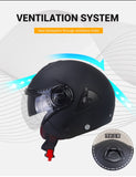 Open Face Motorcycle Racing Helmet - Normabest