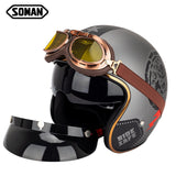 Motorcycle Helmet  3/4 Open Face - Normabest