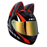 Full Face Motorcycle Helmet Cat Ears - Normabest