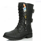 Credit Card Pocket Motorcycle Boots - Normabest