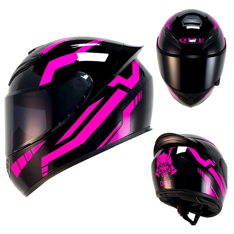 full face pink motorcycle helmet Full Face Helmet Racing
