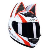 Full Face Motorcycle Helmet Cat Ears - Normabest