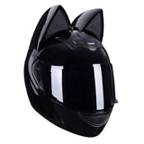 Full Face Motorcycle Helmet Cat Ears - Normabest