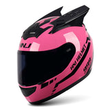 Full Face Motorcycle Helmet Cat Ears - Normabest