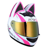 Full Face Motorcycle Helmet Cat Ears - Normabest