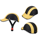 Motorcycle Half Helmet Baseball Cap for Women - Normabest