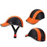 Motorcycle Half Helmet Baseball Cap for Women - Normabest