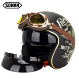 Motorcycle Helmet  3/4 Open Face - Normabest