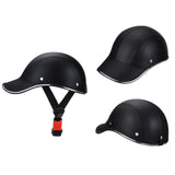 Motorcycle Half Helmet Baseball Cap for Women - Normabest