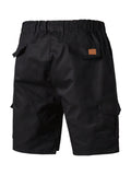 Men's Woven Casual Cargo Multi-Pocket Shorts